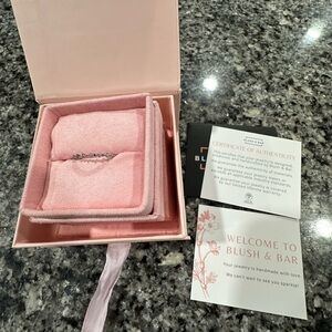 Blush & Bar 14k Gold Vermeil Ring Sz 12